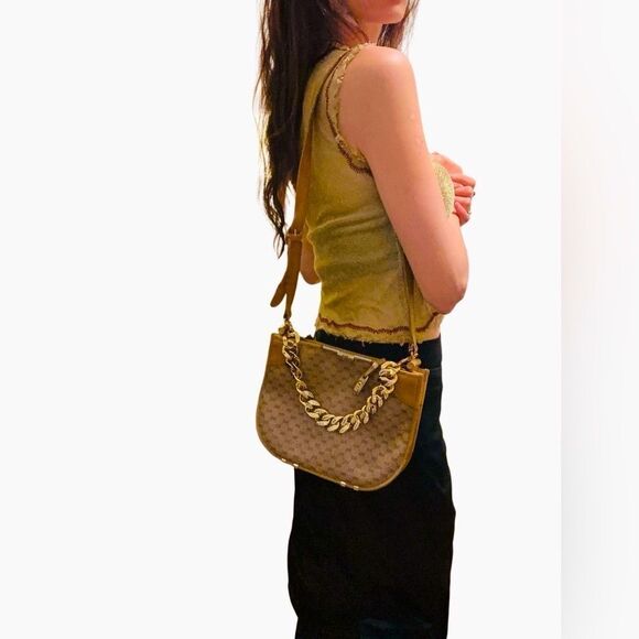 Gucci vintage cross body honey caramel handbag - Picture 2 of 16